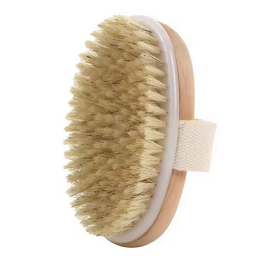 meTime™ Natural Bristle Brush Wet Dry Skin Body SPA Brush